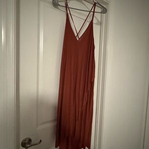 Rust Slip Dress